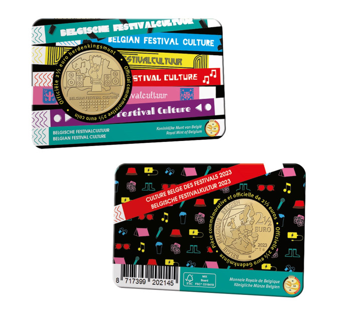 Belgio 2,5 euro BU 2023 - Festa Cultura Belga - NL