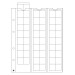 FOGLIO MONETE - OPTIMA (LEUCHTTURM) - 54 MONETE fino a 20 mm Ø, trasparente
