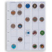 FOGLIO PER MONETE DA 2 EURO - OPTIMA (LEUCHTTURM) - 35 MONETE