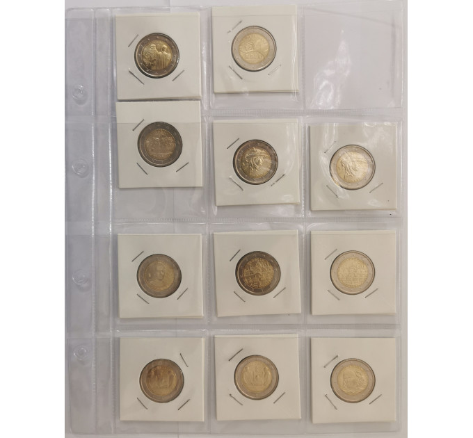 FOGLIO PER MONETE DA 2 EURO - PORTAMONETE