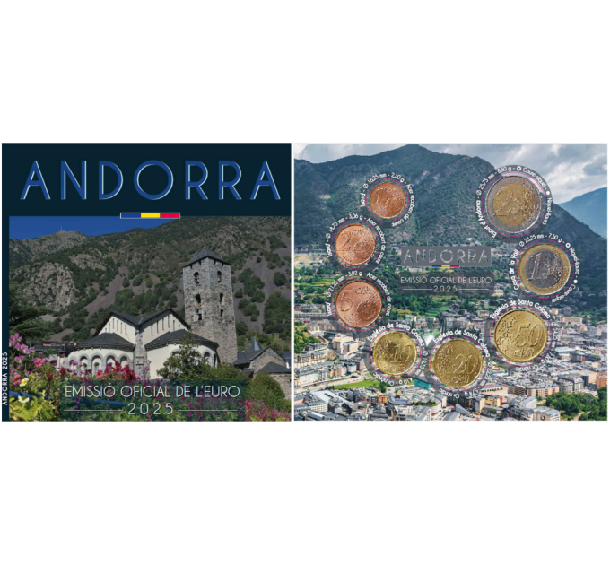 AndorraEuro Serie divisionale FDC 2025