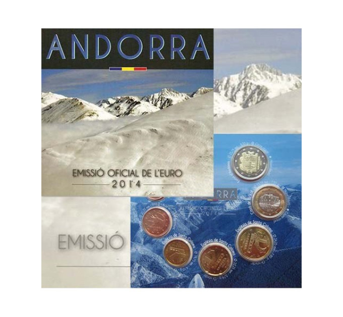 Andorra Euro Serie divisionale FDC 2014
