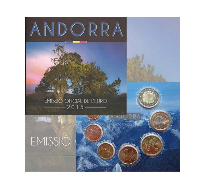 Andorra Euro Serie divisionale FDC 2015