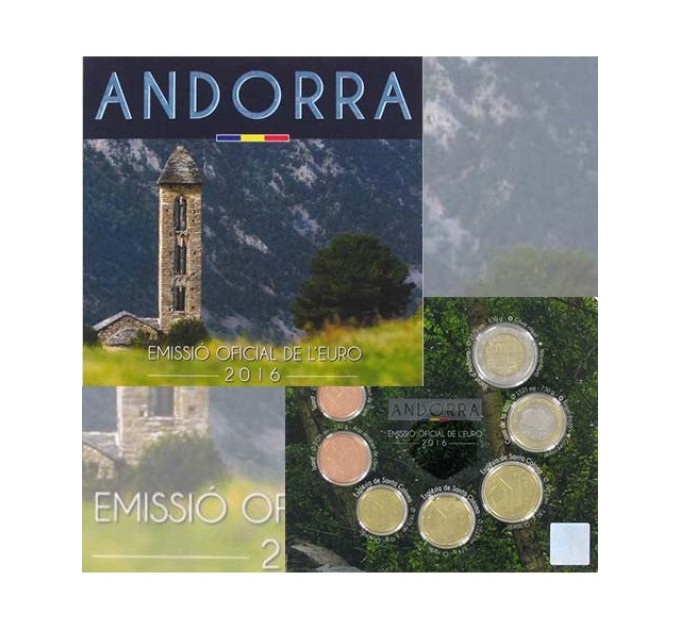 Andorra Euro Serie divisionale FDC 2016