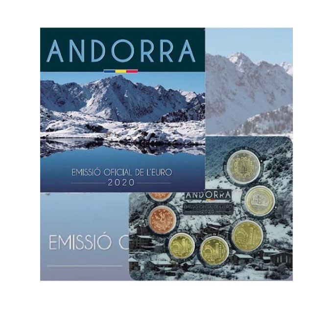 Andorra Euro Serie divisionale FDC 2020 