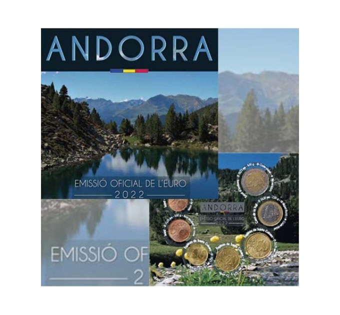 Andorra Euro Serie divisionale FDC 2022 
