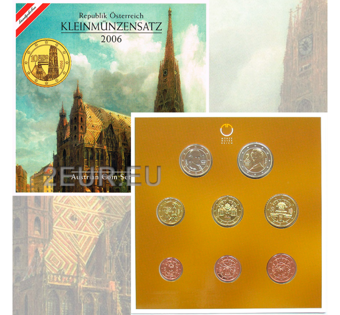 Austria Set di monete in euro FDC 2006