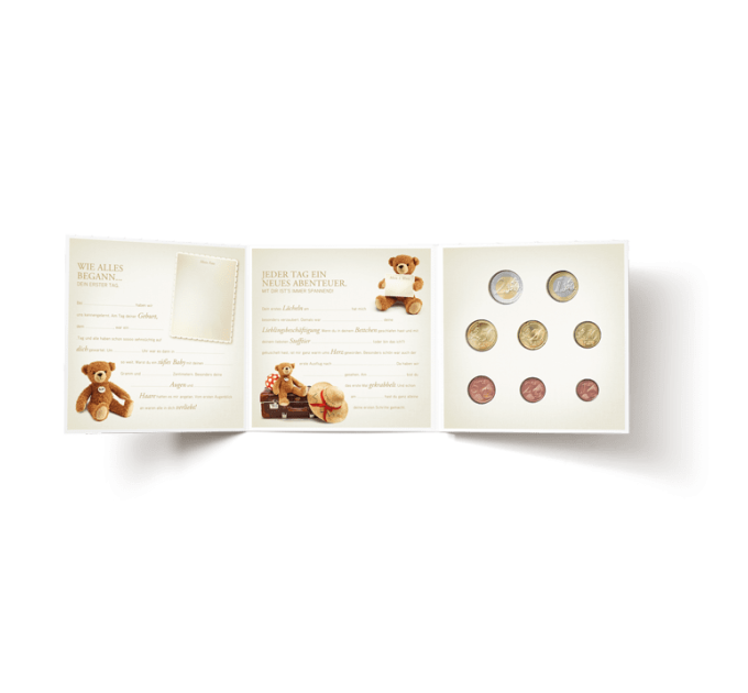 Austria Set di monete in euro FDC 2025 - SET DI MONETE PER BAMBINI