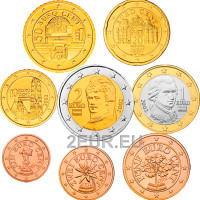 Austria Set di monete in euro UNC 2003