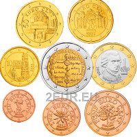 Austria Set di monete in euro UNC 2005 