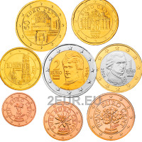 Austria Set di monete in euro UNC 2006 