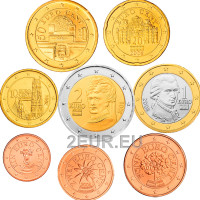 Austria Set di monete in euro UNC 2008 