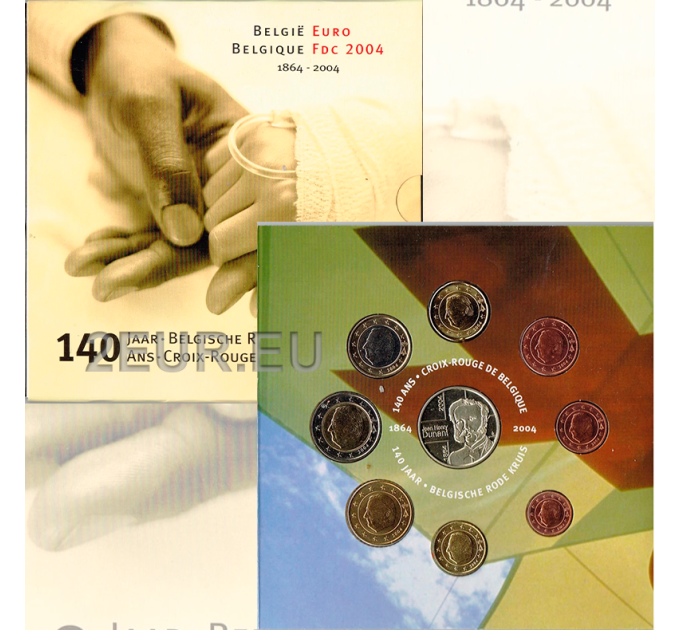 Belgium euro set BU 2004 - 50 anni TV belga