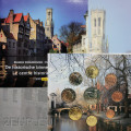 Belgium euro set BU  2010 - Centro storico di Bruges