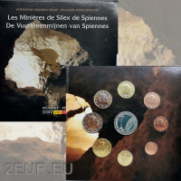 Belgium euro set BU  2011 - Le miniere di selce a Spiennes