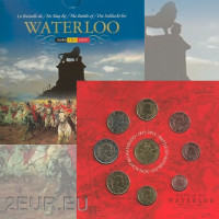 Belgium euro set BU 2015 - Battaglia di Waterloo