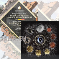Belgium euro set BU 2013 - Miniere di carbone della Vallonia