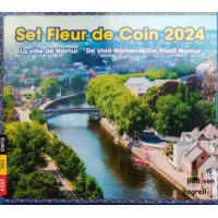 Belgium euro set BU 2024 - La città di Namur