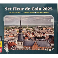 Belgium euro set BU 2025 - La città di Hasselt