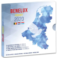 BENELUX euro set BU 2020 - 75 anni di pace e libertà nel Benelux