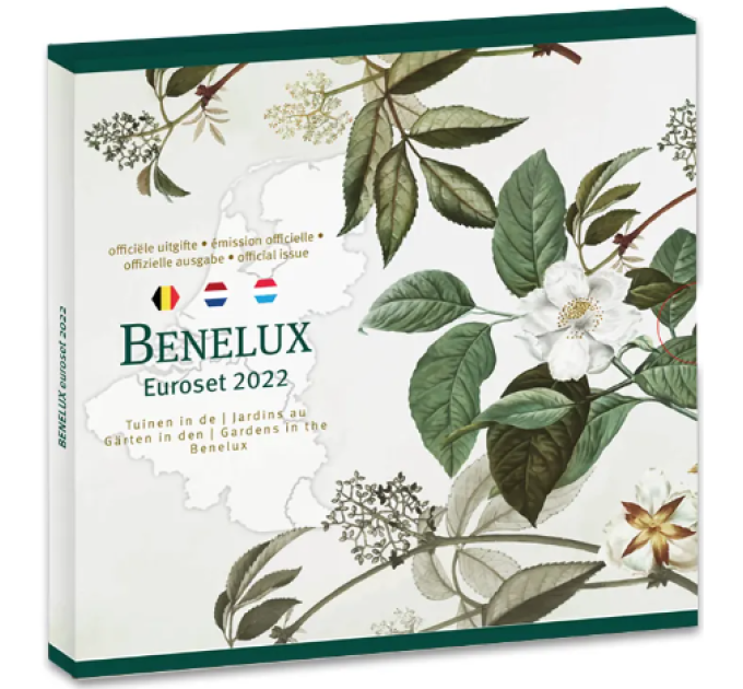 BENELUX euro set BU 2022 - Giardini nel Benelux