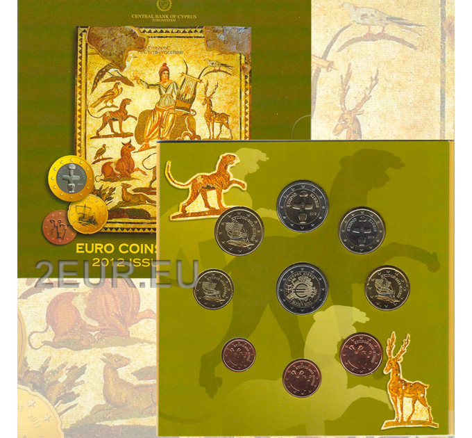 Cipro euro set BU 2012 