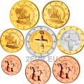 Cipro euro set UNC 2012 
