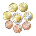 Cipro euro set UNC 2017 