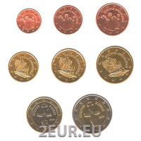 Cipro euro set UNC 2022