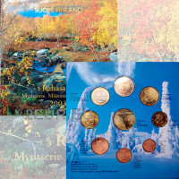 Finlandia euro set BU 2003 - 135 anni di ricerca dell'oro in Lapponia