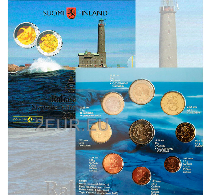 Finlandia euro set BU 2006 - Fari finlandesi - Bengstkär