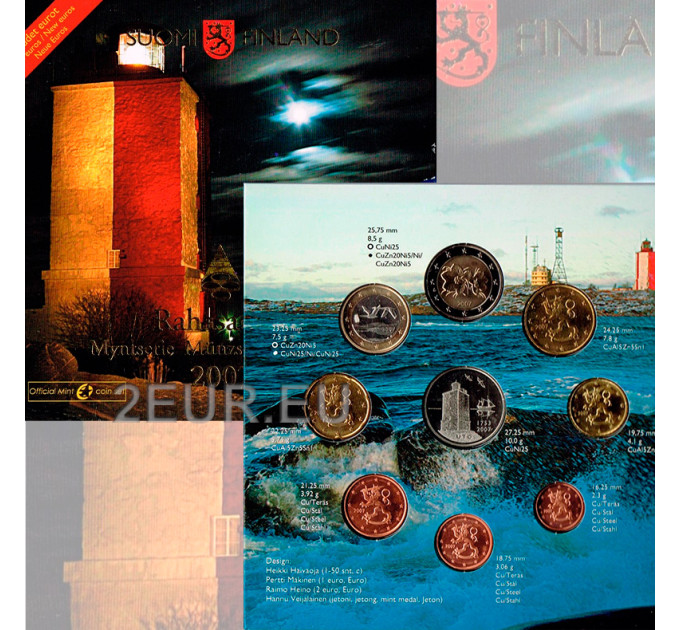 Finlandia euro set BU 2007 - Fari finlandesi - Utö