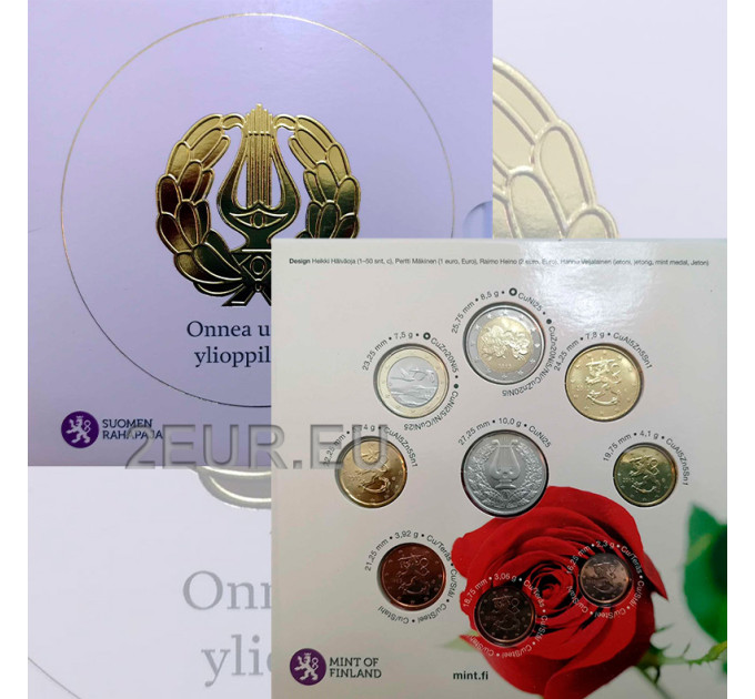 Finlandia euro set BU 2013 - Diplomati di scuola superiore