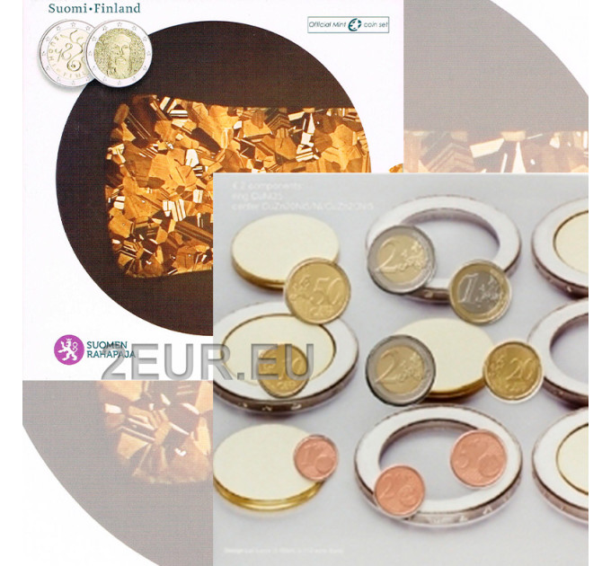Finlandia euro set BU 2013 - Componenti dell'euro