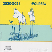 Finlandia euro set BU 2020 - I Mumin e il nostro mare