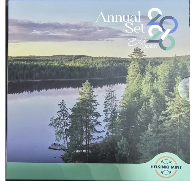 Finlandia euro set BU 2026 - La bellezza dei laghi finlandesi