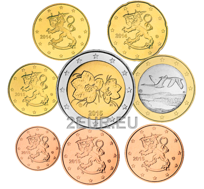 Finlandia UNC 2015 - Set di monete in euro