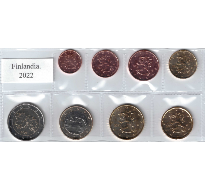 Finlandia UNC 2022 - Set di monete in euro