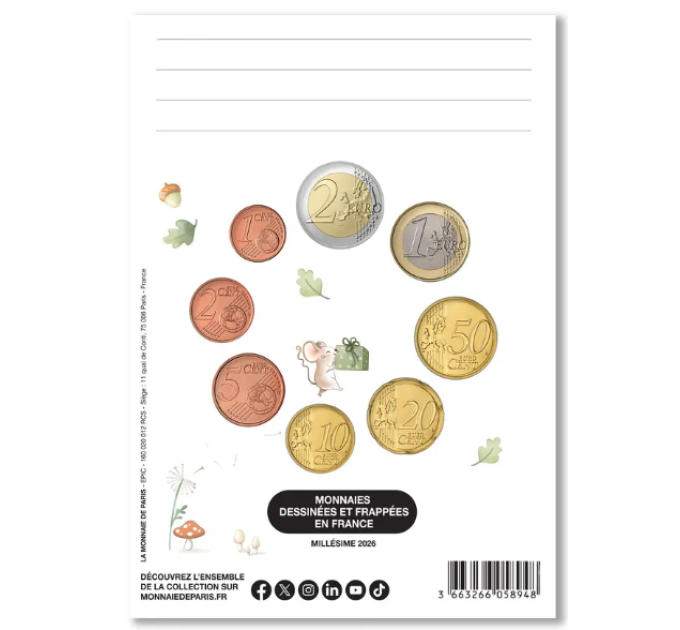 Francia FDC set 2026 - Set di monete in euro