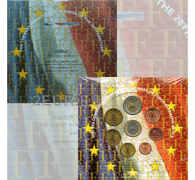 Francia FDC set 2000 - Set di monete in euro
