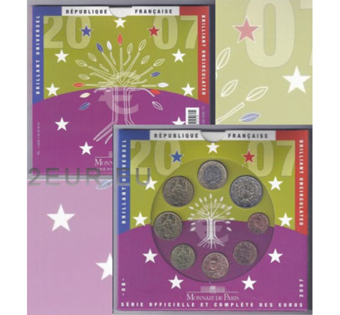 Francia FDC set 2007 - Set di monete in euro