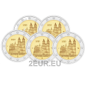 Germania 2 euro UNC 2021 - Sassonia-Anhalt - Cattedrale di Magdeburgo - ADFGJ