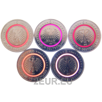 Germania 5 euro UNC 2017 - Zona Tropicale