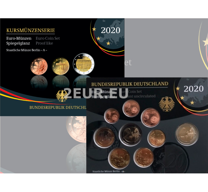 Germania 2020 - euro set BU  