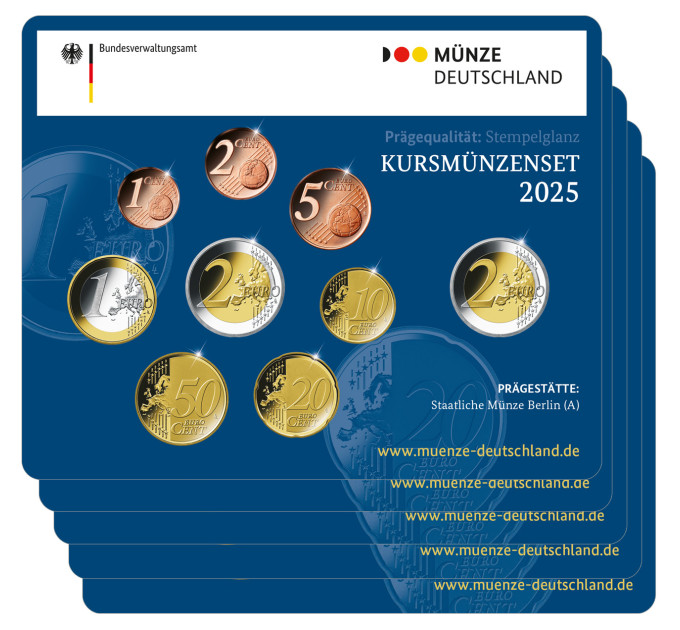 Germania euro set BU 2025