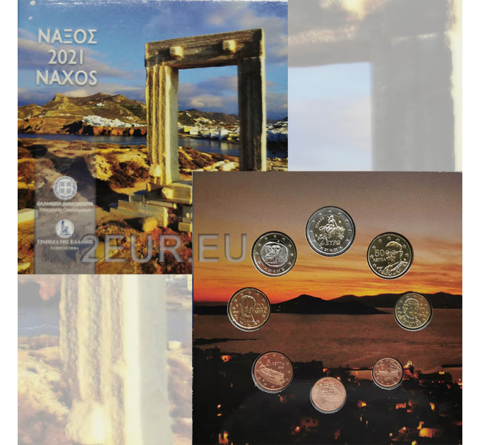 Grecia euro set BU 2021 - euro set BU - Nasso