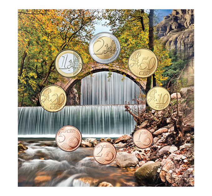 Grecia euro set BU 2025 - TURISMO GRECO - TESSALIA