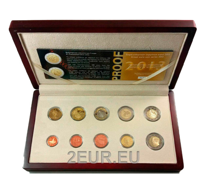 Grecia 2013 - Euro set proof
