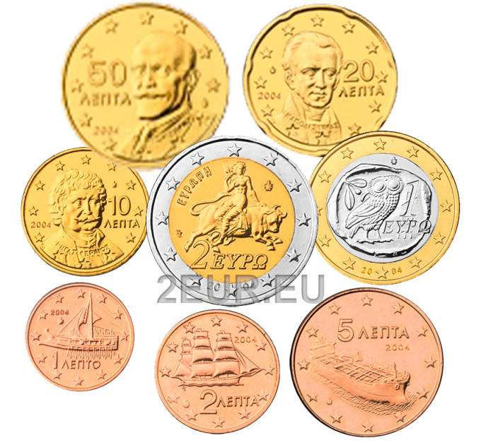 Grecia euro set UNC 2004