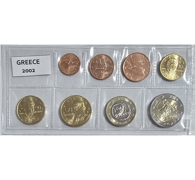 Grecia euro set UNC 2002